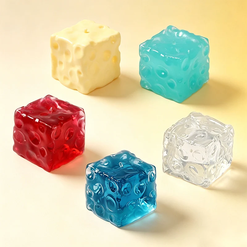 FUFUSQUISHY Jumbo Cheese Squishy Fidget Toy Stress Ball - Image 7