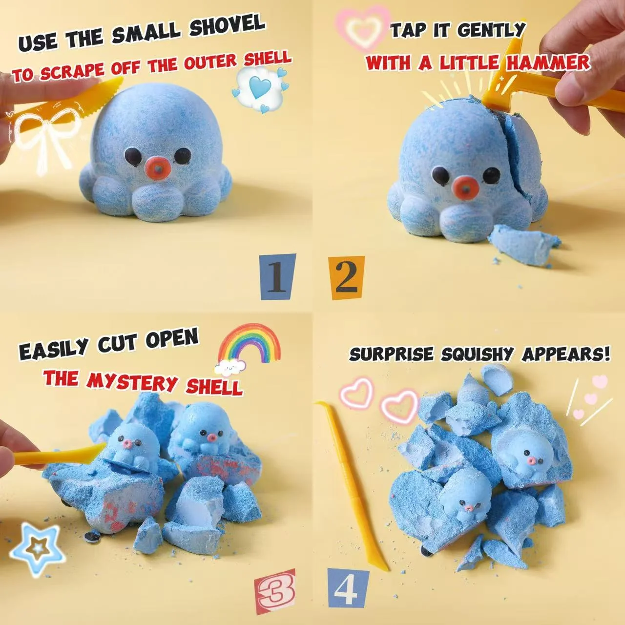 FUFUSQUISHY Octopus Squishy Dig Kit - Image 4