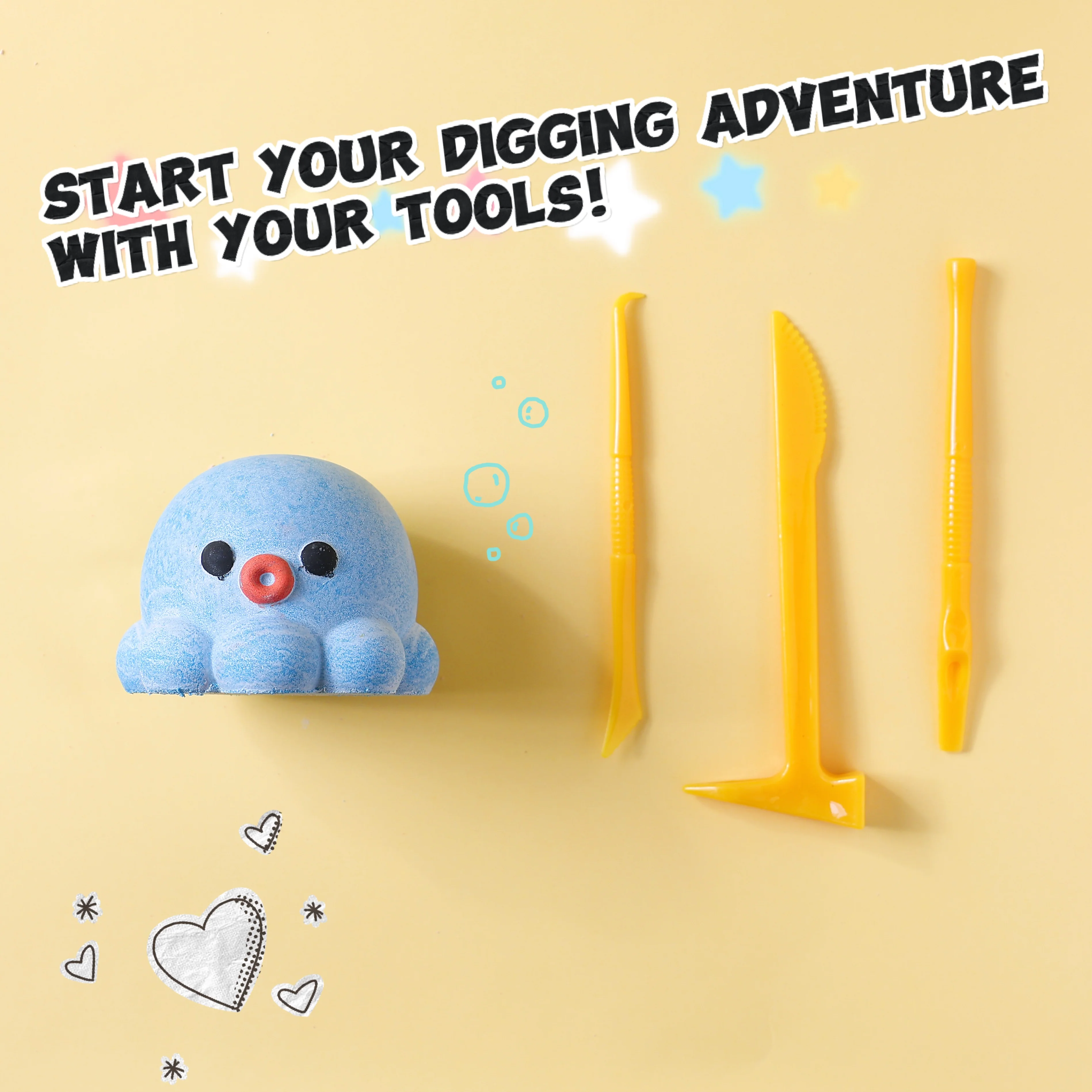 FUFUSQUISHY Octopus Squishy Dig Kit - Image 5