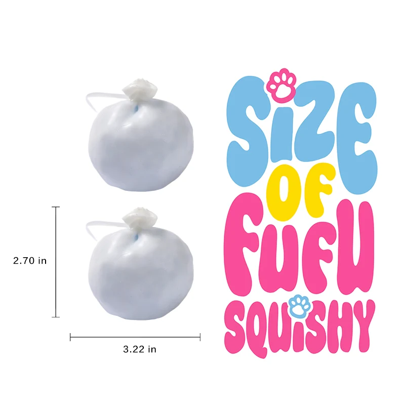 FUFUSQUISHY Blue Bead Stress Ball - Image 4