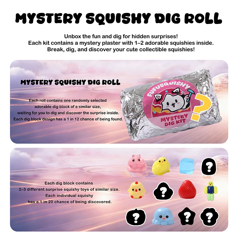 FUFUSQUISHY Mystery Dig Kit - Image 4