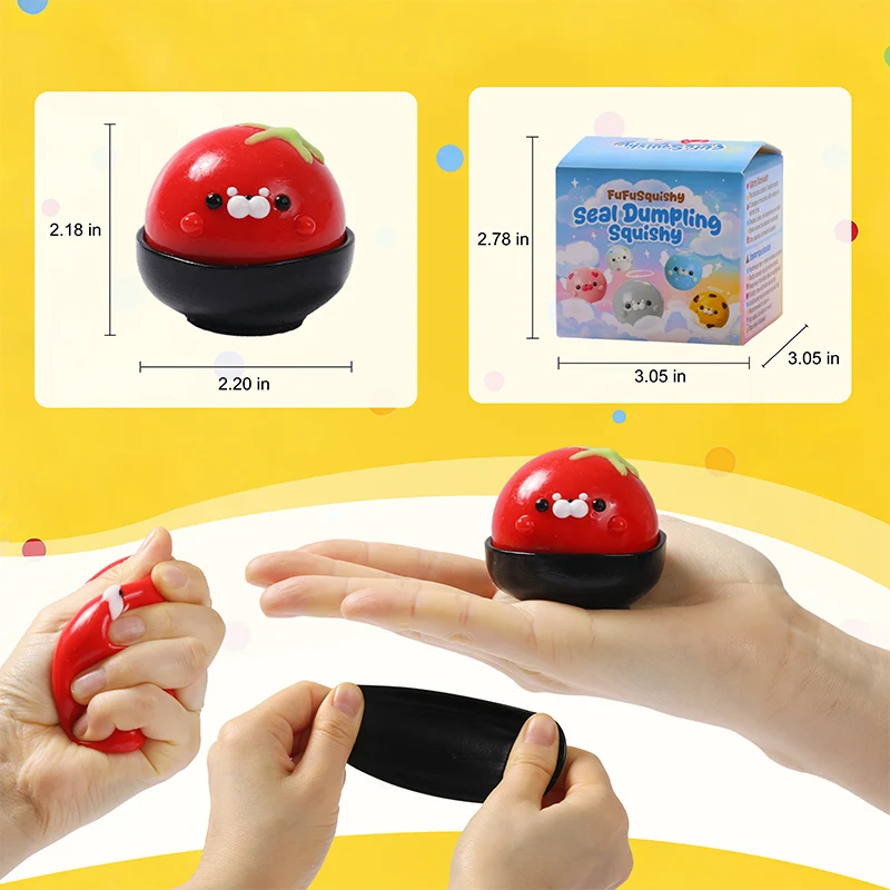 FUFUSQUISHY Seal Dumpling Squishy Blind Box - Image 2