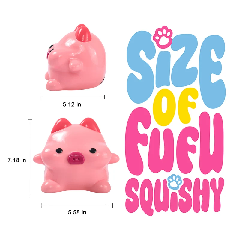 2100g Giant Cute Pig Taba Squishy - Image 5