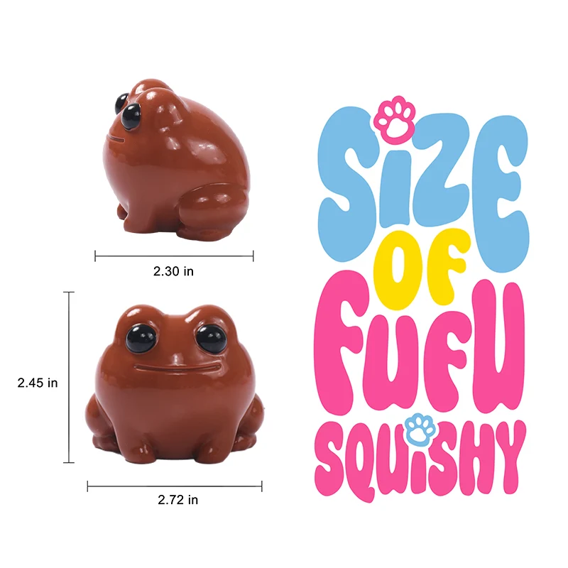 Little Brown Frog Taba Squishy - Image 5