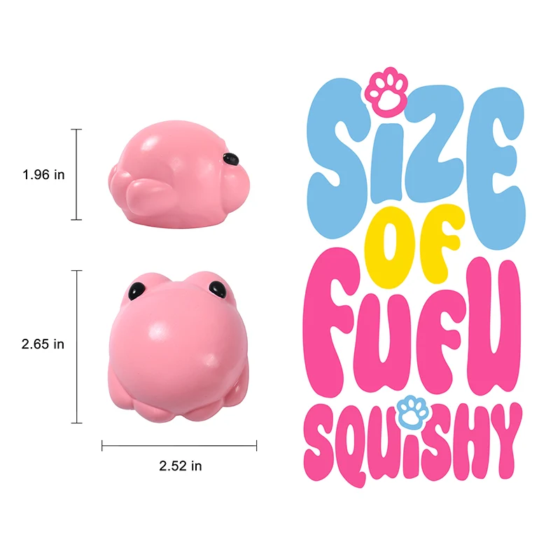 Little Pink Frog Taba Squishy - Image 5