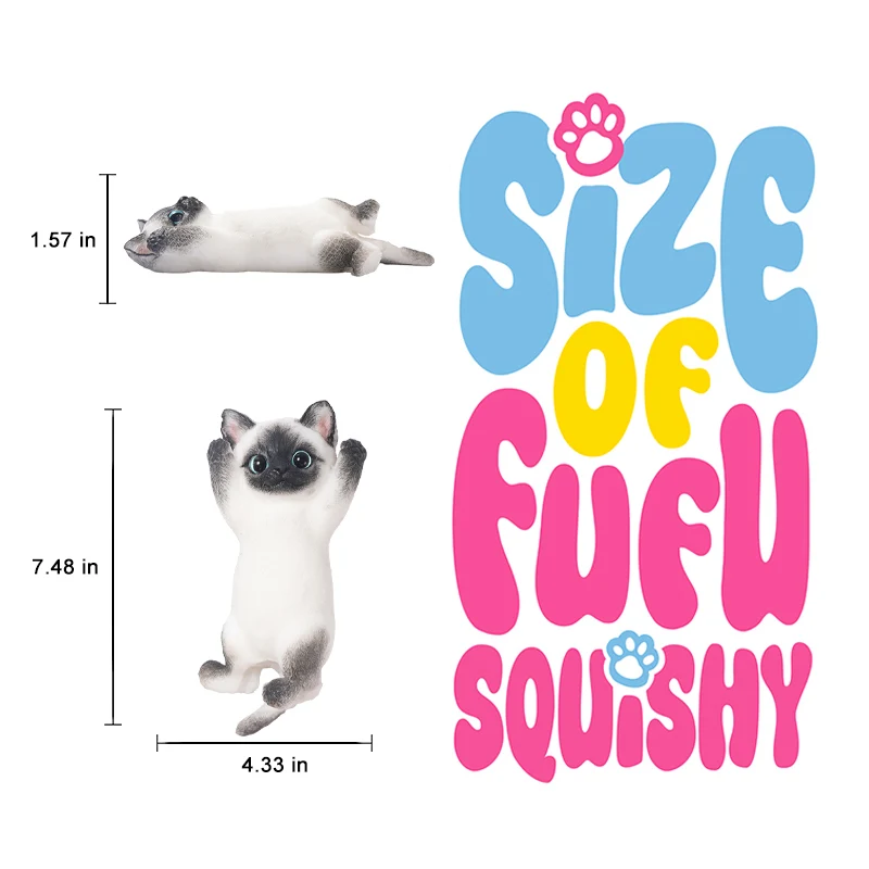 Maine Cheer Kitty Taba Squishy - Image 5