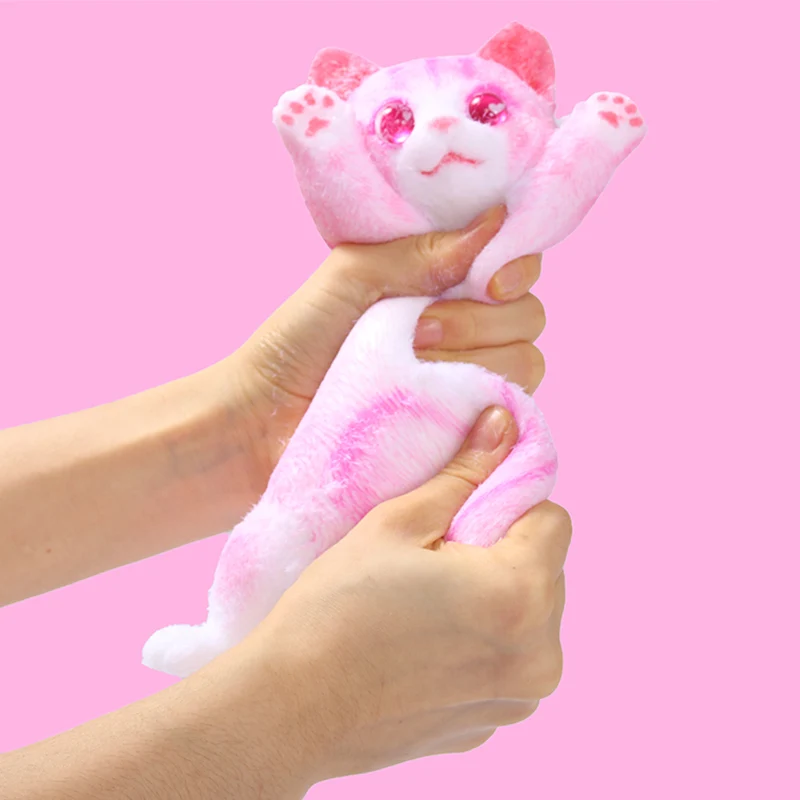 Pink Cheer Kitty Taba Squishy - Image 2
