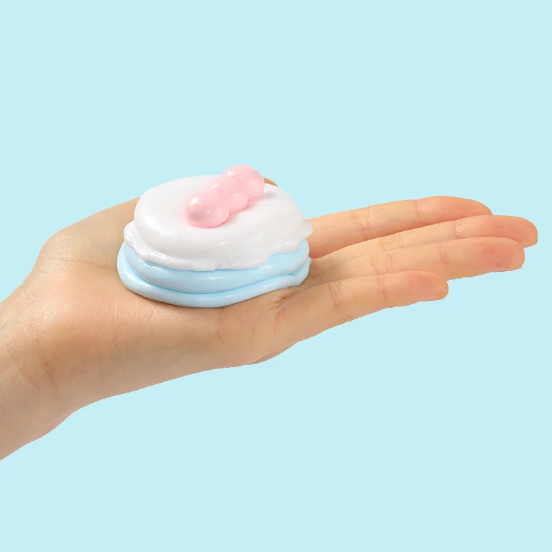 Small Blue Soy Milk Soufflé Taba Squishy - Image 2