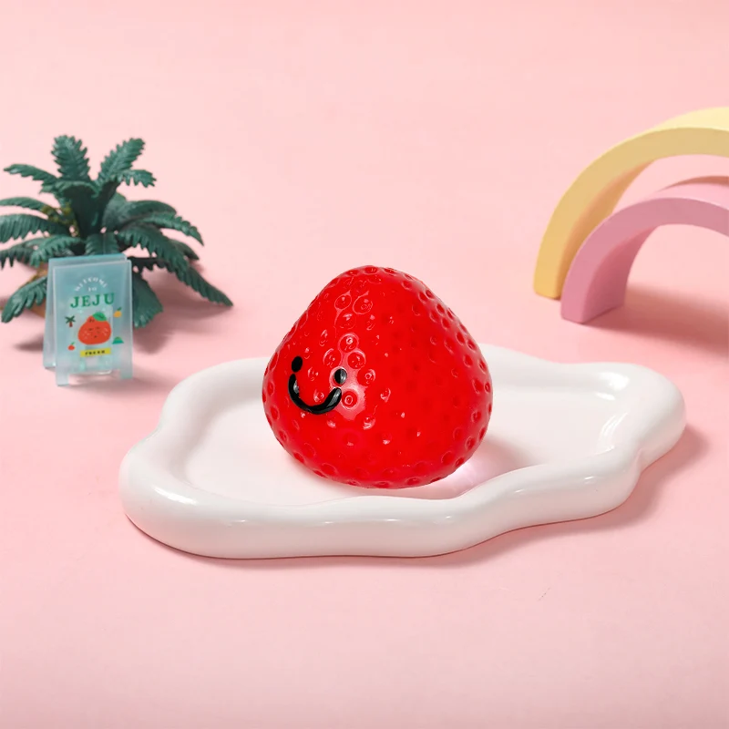 Smile Starwberry Taba Squishy - Image 4