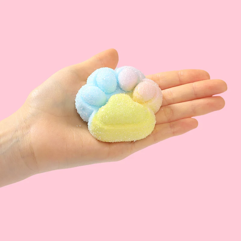 Tri-Color Cat Paw Squishy - Image 3