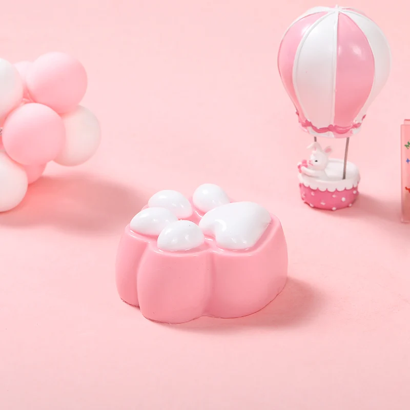 90g Pink Soft Cat Paw Taba Squishy - Image 4